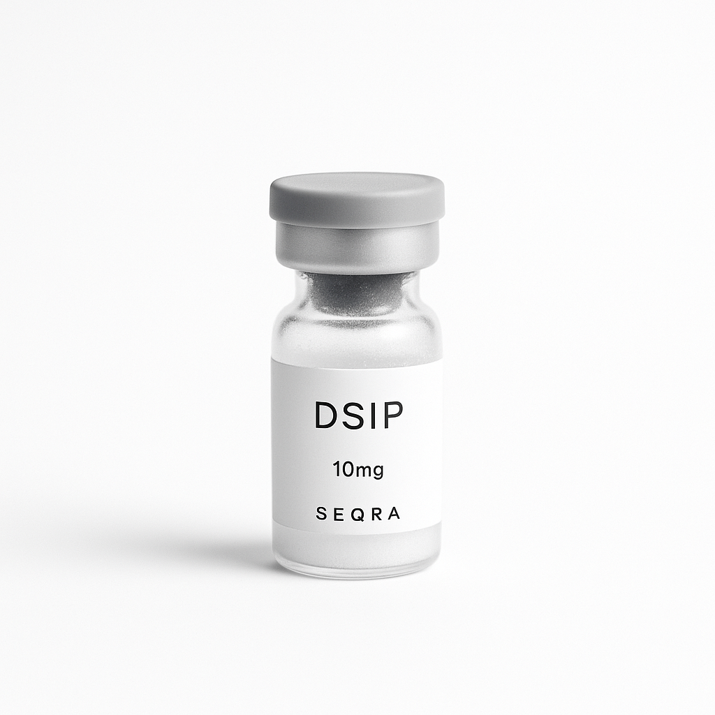 DSIP research peptide vial — Seqra Peptides