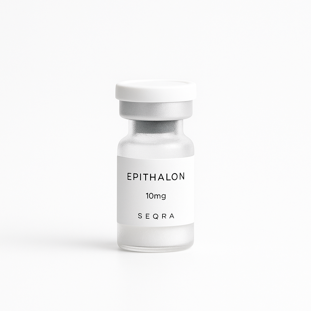 Epithalon research peptide vial — Seqra Peptides