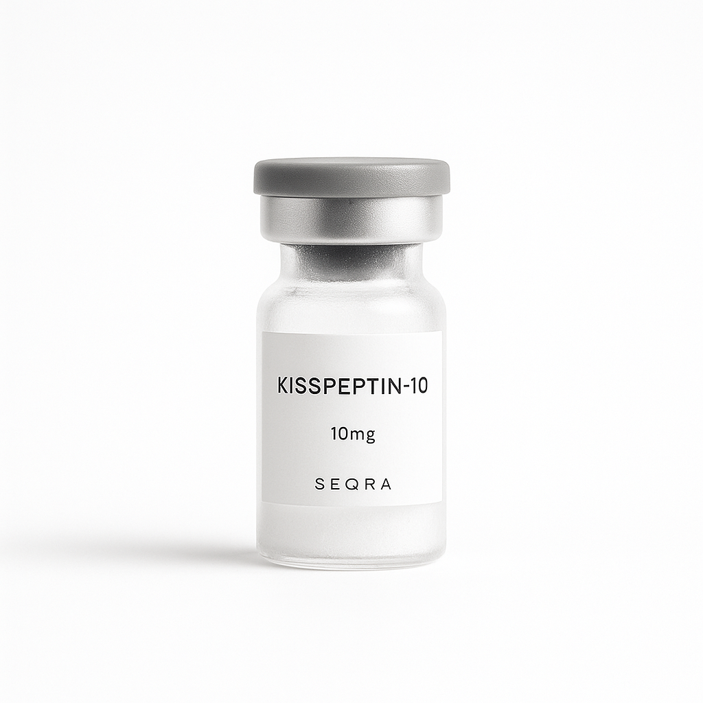 Kisspeptin-10 research peptide vial — Seqra Peptides