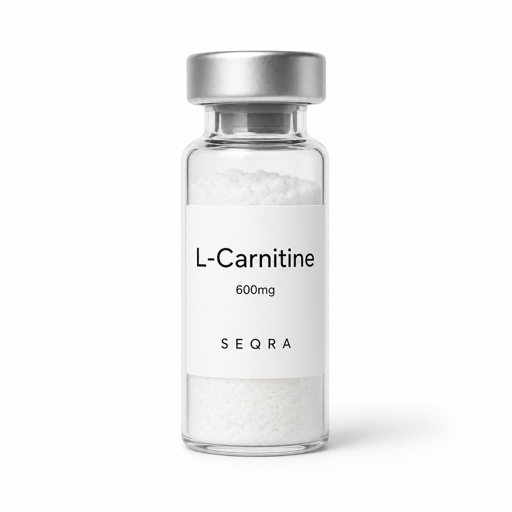 L-Carnitine research peptide vial — Seqra Peptides