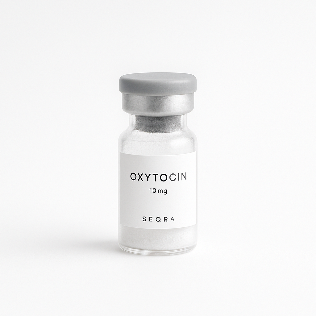 Oxytocin research peptide vial — Seqra Peptides